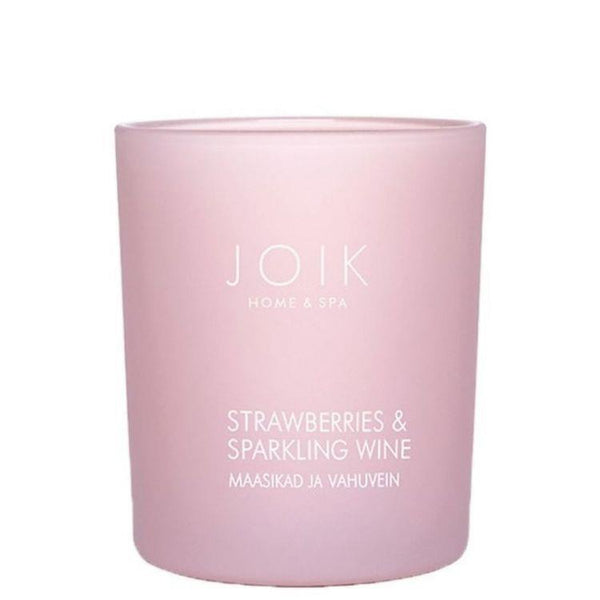 Geurkaars Strawberry & Sparkling Wine - 150 gr
