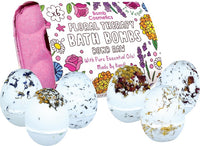 Floral Therapy Mini Bath Bombs Raw Gift Pack