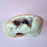 XXL pink amethyst druzy geode, freeform statement piece by Moonlight Gemstones