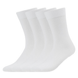 green-goose Bamboe Sokken, wit, set van 4 sokken