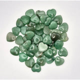 Moonlight Gemstones Mini Hart Groene Aventurijn pocketstones, green aventurine heart-shaped stones (30+).