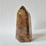 Zeldzame Golden Rutile Smoky Quartz Toren AA+ – 300g, Moonlight Gemstones