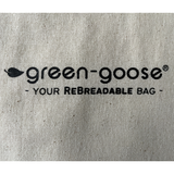 green-goose Bio Katoenen Broodzak beige organic cotton bread bag