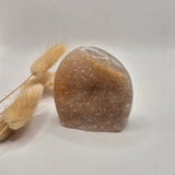 Druzy gray agate standing crystal by Moonlight Gemstones, freeform #19, 134g