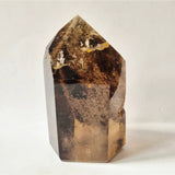 Rookkwarts toren, smoky quartz, 326 g, diepe insluitingen, Moonlight Gemstones