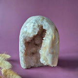 XL pink amethyst druzy geode freeform from Moonlight Gemstones, 939 g