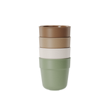 BE O Mug set van 4 gemaakt van gebruikte, plantaardige oliën