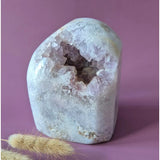 XL pink amethyst druzy geode freeform from Moonlight Gemstones, 1840 g, statement piece