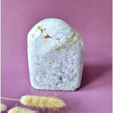 XL pink amethyst druzy geode freeform, 1840 g stone