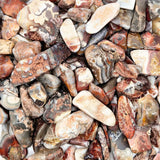 Crazy Mexican Agate chips from Moonlight Gemstones, tumbled 1–3 cm stones, 100 g bundle