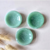 Groene aventurijn schaaltjes, 5 cm, set van 3 - Moonlight Gemstones