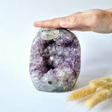 XL Edelsteen Ruwe Amethist Kathedraal Cluster, purple quartz geode, 1450 g