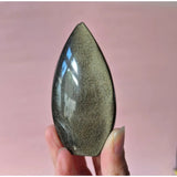 Edelsteen Golden Obsidian Flame – Kracht, Inzicht & Bescherming (7–9 cm)