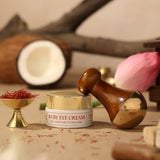 Ruby Eye Cream 15G | Ayurvedische onder-oogcrème met Kumkumadi & kruidenextracten voor verheldering en hydratatie