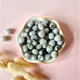 Mini Edelsteen Hartje Labradoriet (1,5 cm) voor crystal confetti, veel stuks, Moonlight Gemstones