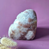 XL Pink Amethyst Druzy Geode freeform crystal, 1103 g, statement piece
