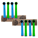 green-goose Oral B Houtskool Opzetborstels | 2x4 Stuks | Kids by green-goose