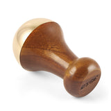 Ayurvedische mini Kansa Wand - Pure Kansa Metal & Teak Wood | Ayurvedisch gezichtsmassagetool voor onder oogzorg