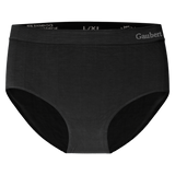 Gaubert naadloze bamboe slips, zwart, 2 stuks met comfortband