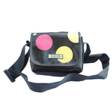Green-Goose Duurzame Schoudertas Jalan Zwart Multicolor Upcycled Tas