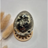 Edelsteen bol Pyriet 40–50 mm met druzy kristallen, Moonlight Gemstones