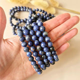 Edelsteen armband met 8 mm ronde sodaliet kralen, Moonlight Gemstones