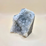 Amethist geode, gepolijste kristallencluster, 192 g, spirituele eyecatcher