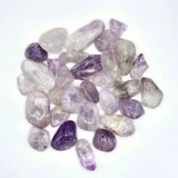 Amethist trommelstenen chips, paarse kleur, Moonlight Gemstones, 2–4 cm, 100 g