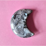 Edelsteen Maan Larvikiet palmsteen, 3 cm, gepolijst, Moonlight Gemstones