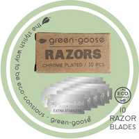 green-goose Scheermesjes | 10x10 Stuks