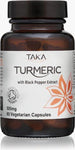 Taka-kurkuma- en zwarte peper-extractcapsules