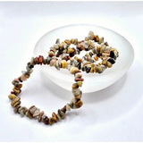 Kristallen Edelsteen armband Crazy Agaat - 19 cm, multicolored agate beads, Moonlight Gemstones