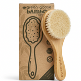 Baby Bamboe Haarborstel by green-goose, bamboo wooden baby hairbrush with natural bristles