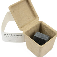Natuurlijk amberblokje in een doosje Black Musk