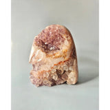 XXL edelsteen druzy pink amethist geode freeform, Moonlight Gemstones, 3180 g