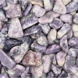 Edelstein Lepidolite Chips Moonlight Gemstones, purple lilac tumbled stones, 1–3 cm, 100 g