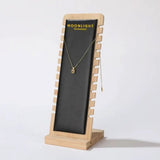 Kleine hanger met ruwe edelsteen ketting van Moonlight Gemstones, startpakket met gratis display