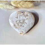 Edelsteen Druzy Pink Amethist Hart 135g (Roze Amethist)