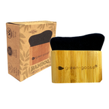 green-goose Bamboo Foundation Kwast brush with bamboo handle and black bristles