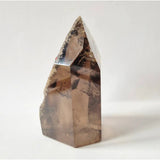 Rookkwarts Toren, 326 g, Moonlight Gemstones smoky quartz met diepe insluitingen