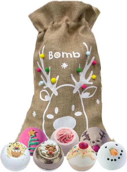 Christmas Rein- Cheer Hessian Sack
