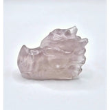 Fluorite dragon skull crystal, 4 cm, pale pink translucent, Moonlight Gemstones