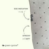 green-goose Bamboe men's socks, 4-pair pack, grey with dotted pattern, 85% bamboo