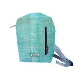 Rugtas Silnice turquoise backpack by green-goose, compact bag with front zipper pocket