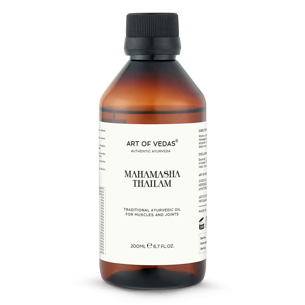 Mahamasha Thailam 200ml | Traditionele kruidenolie voor zenuwgezondheid, gewrichtsmobiliteit en spierkracht