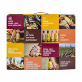 Forever Living 4-Pack Aloe Vera Gel in a colorful collage box