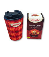 Yogi Tea Set Thermos Beker + 1 pakje Maca Chai