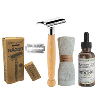 green-goose Scheerset met Scheerolie - Bamboe