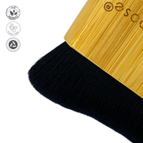 green-goose Bamboe Foundation Kwast makeup brush with black bristles and bamboo handle