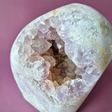 XL pink amethyst druzy geode by Moonlight Gemstones, freeform, 1840 g, statement piece
